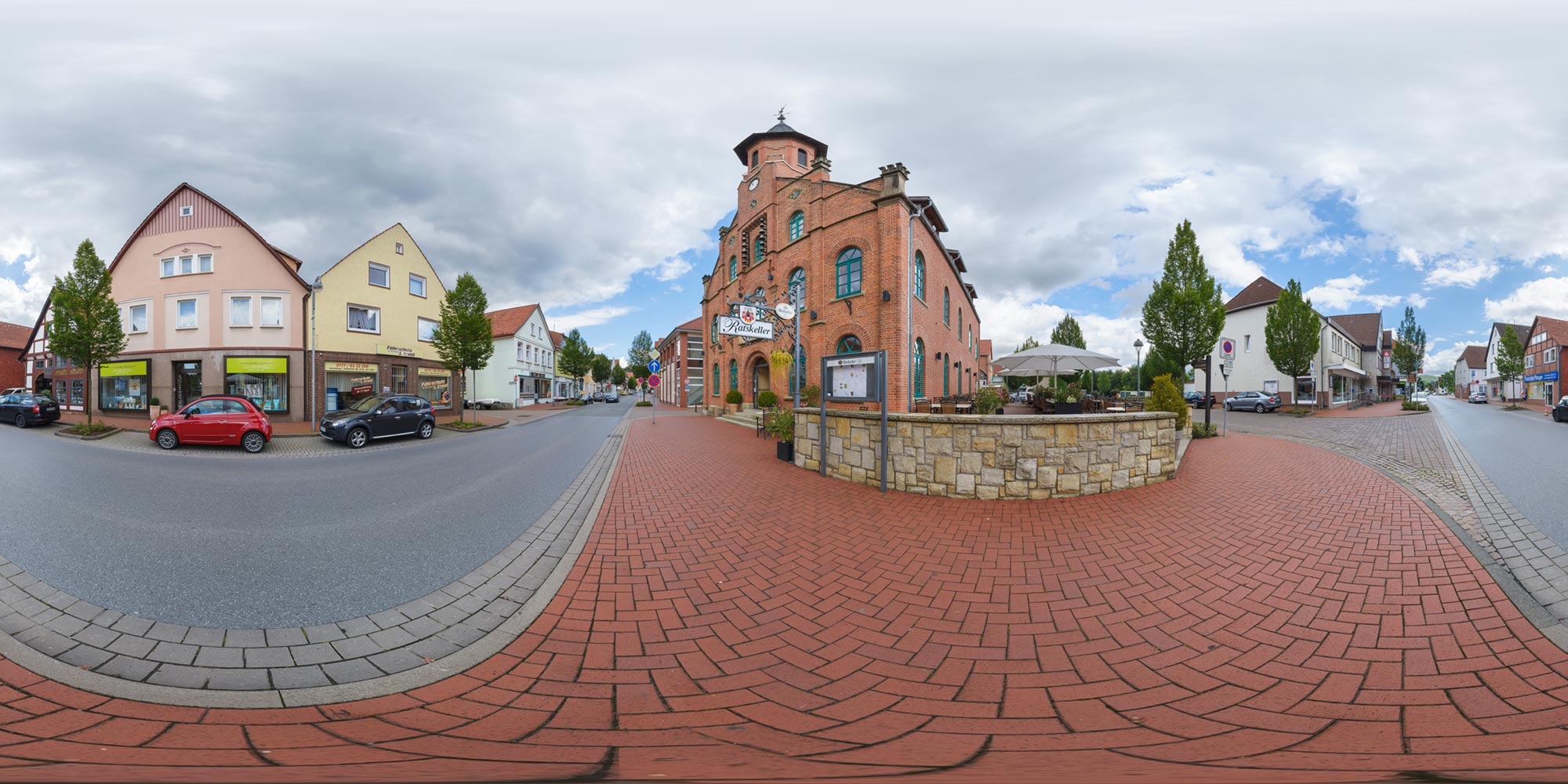 Panorama  Rodenberg - Lange Straße