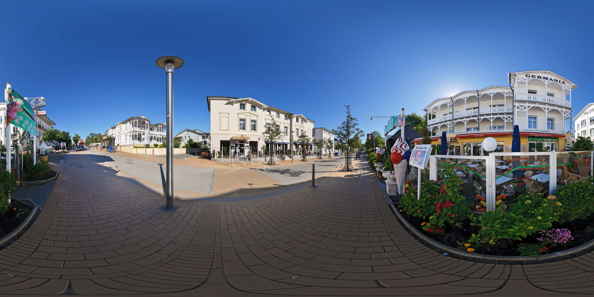Panorama  Göhren - Strandstraße