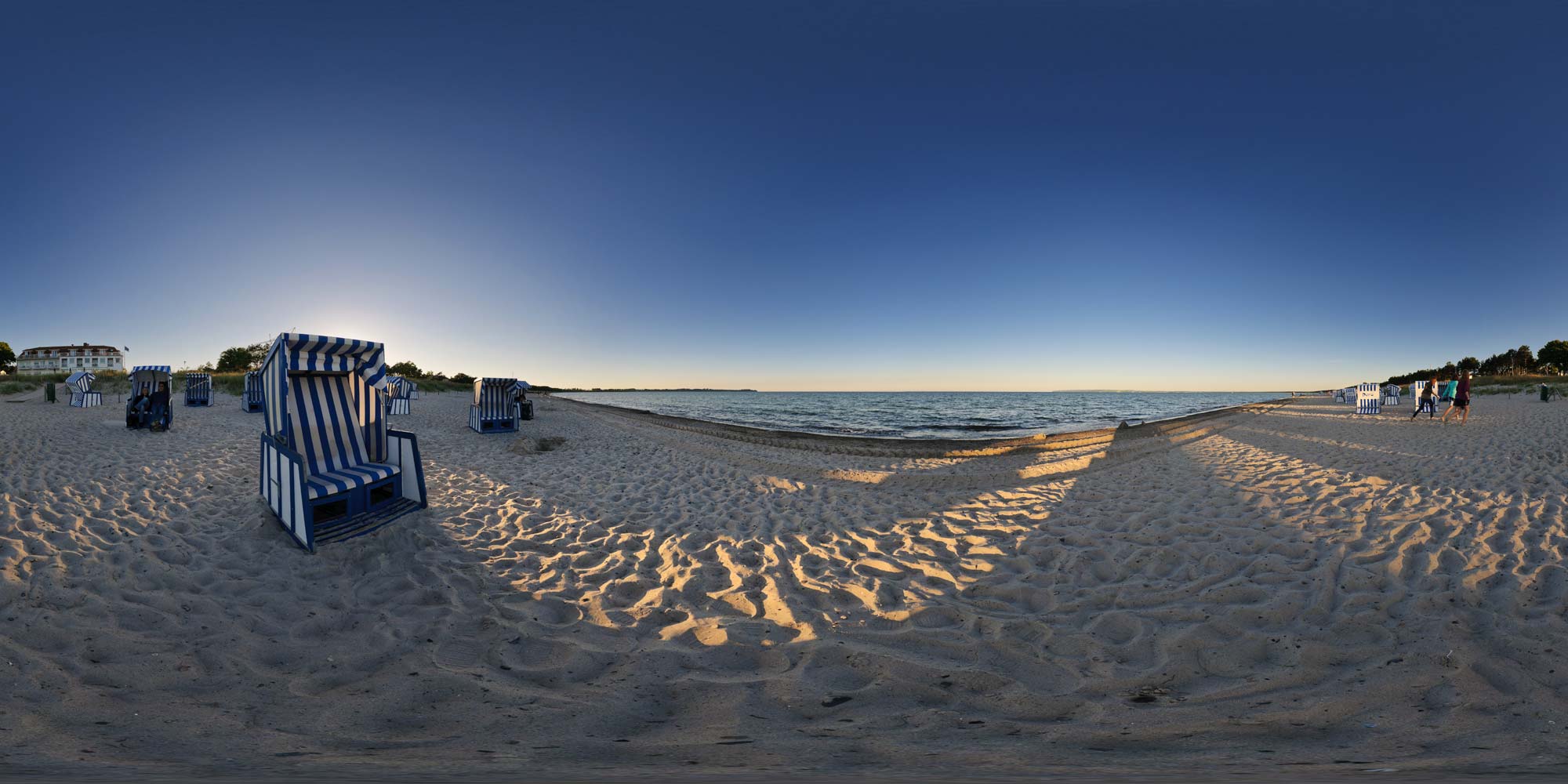 Panorama Mecklenburg-Vorpommern Rügen/Hiddensee - Strand bei Juliusruh