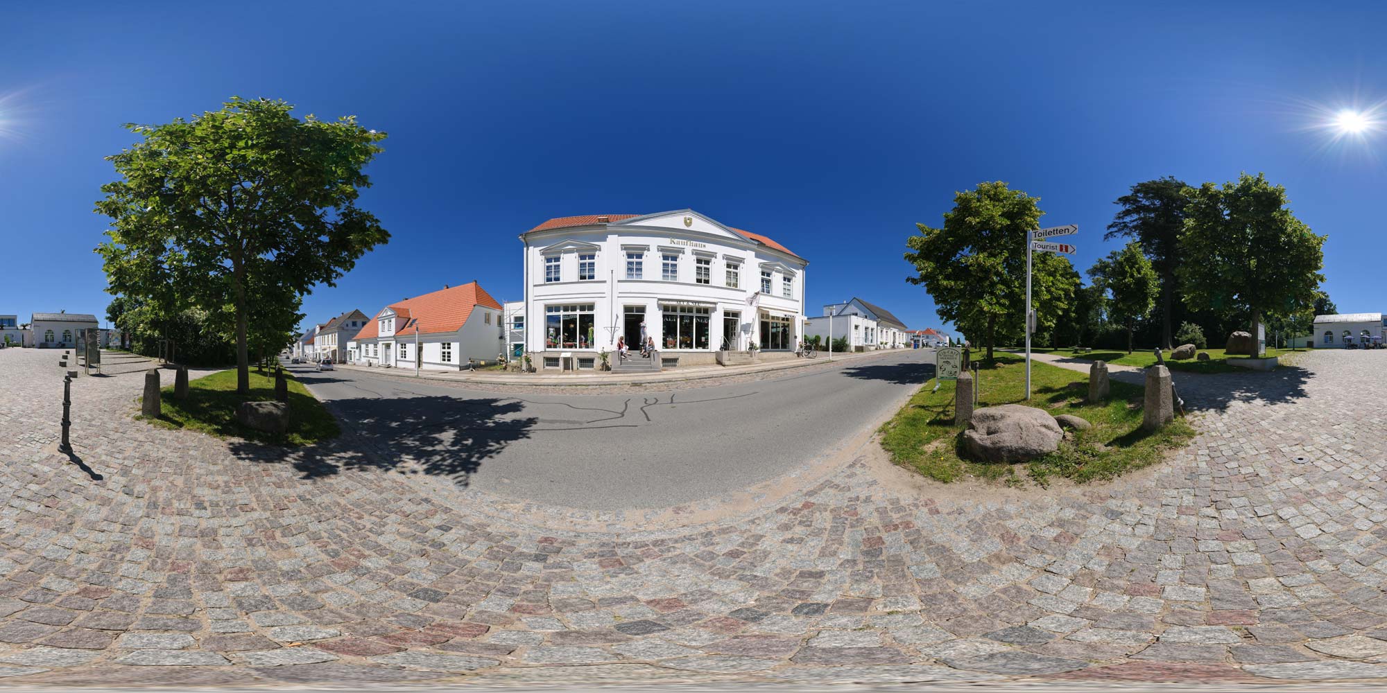 Panorama  Putbus - Alleestraße