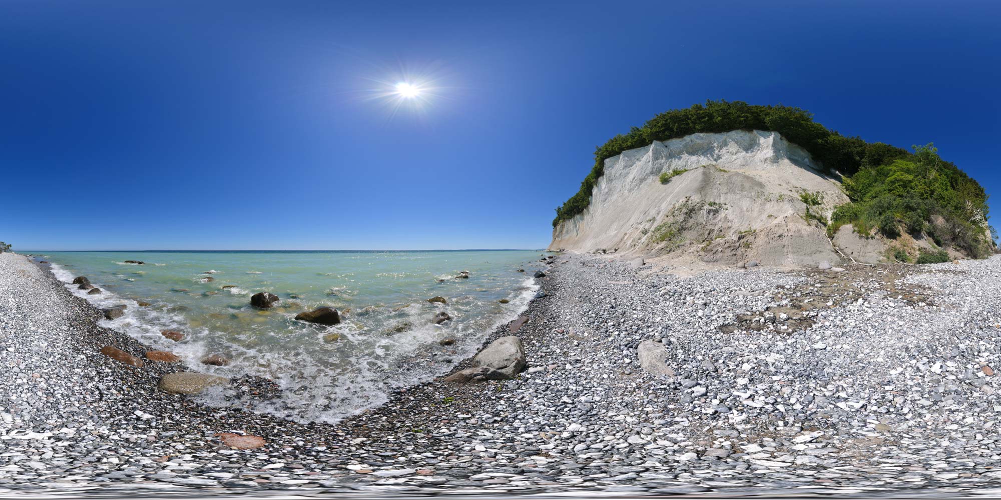Panorama  Wissower Kliniken auf Rügen - Strand 3