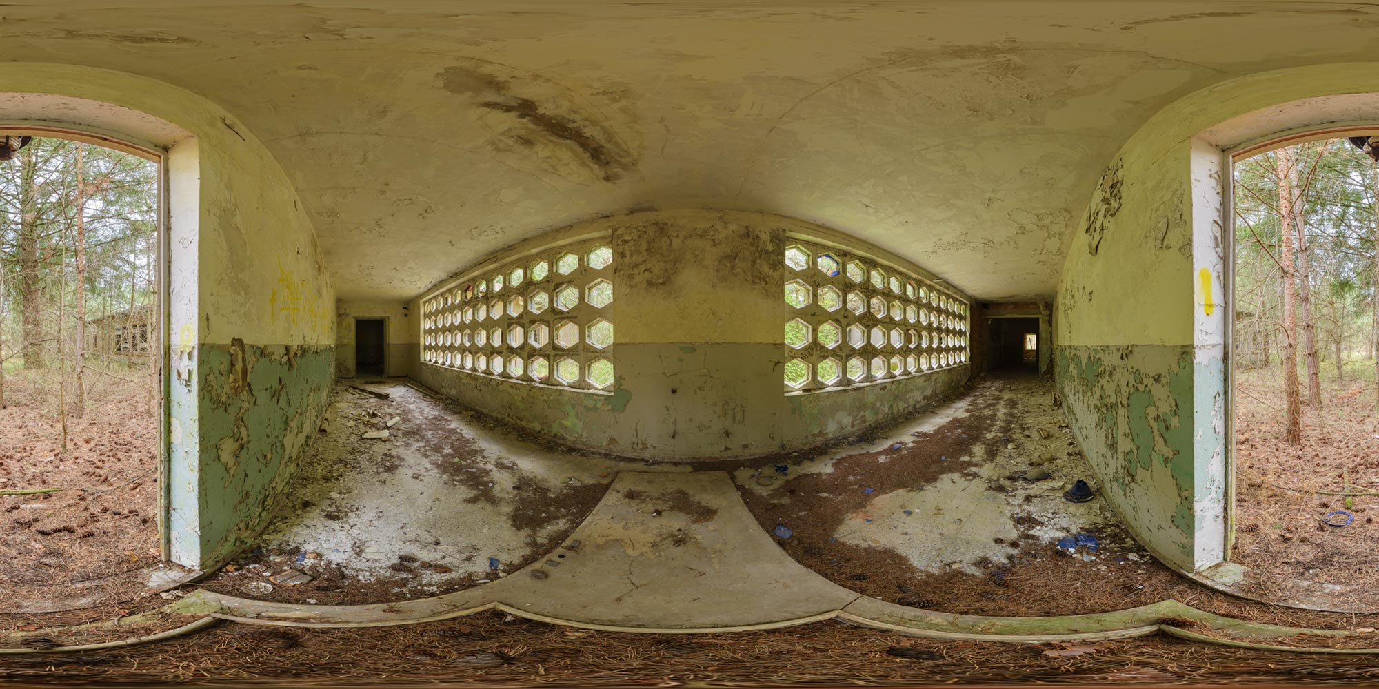 Panorama  Rüthnick-Kasernen - Küchengebäude