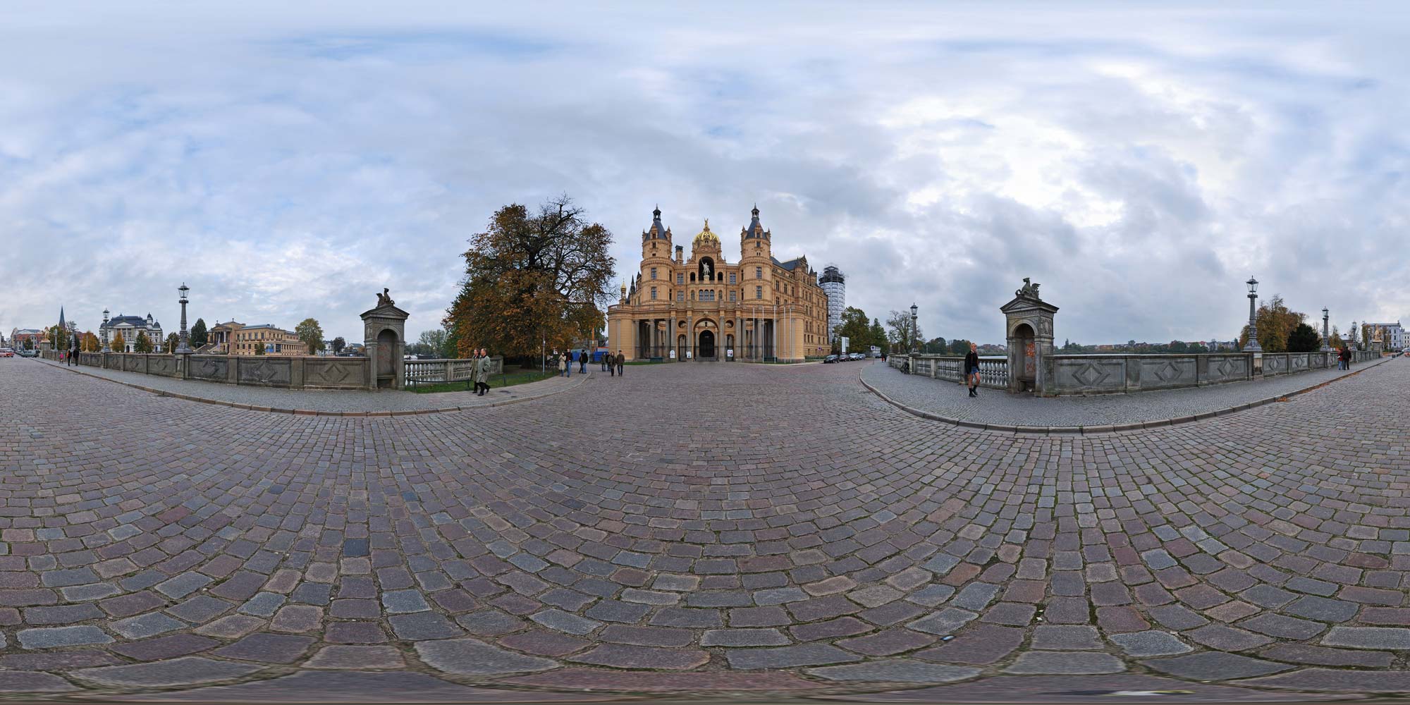 Panorama  Schwerin - Schloss Schwerin - Schloss Schwerin