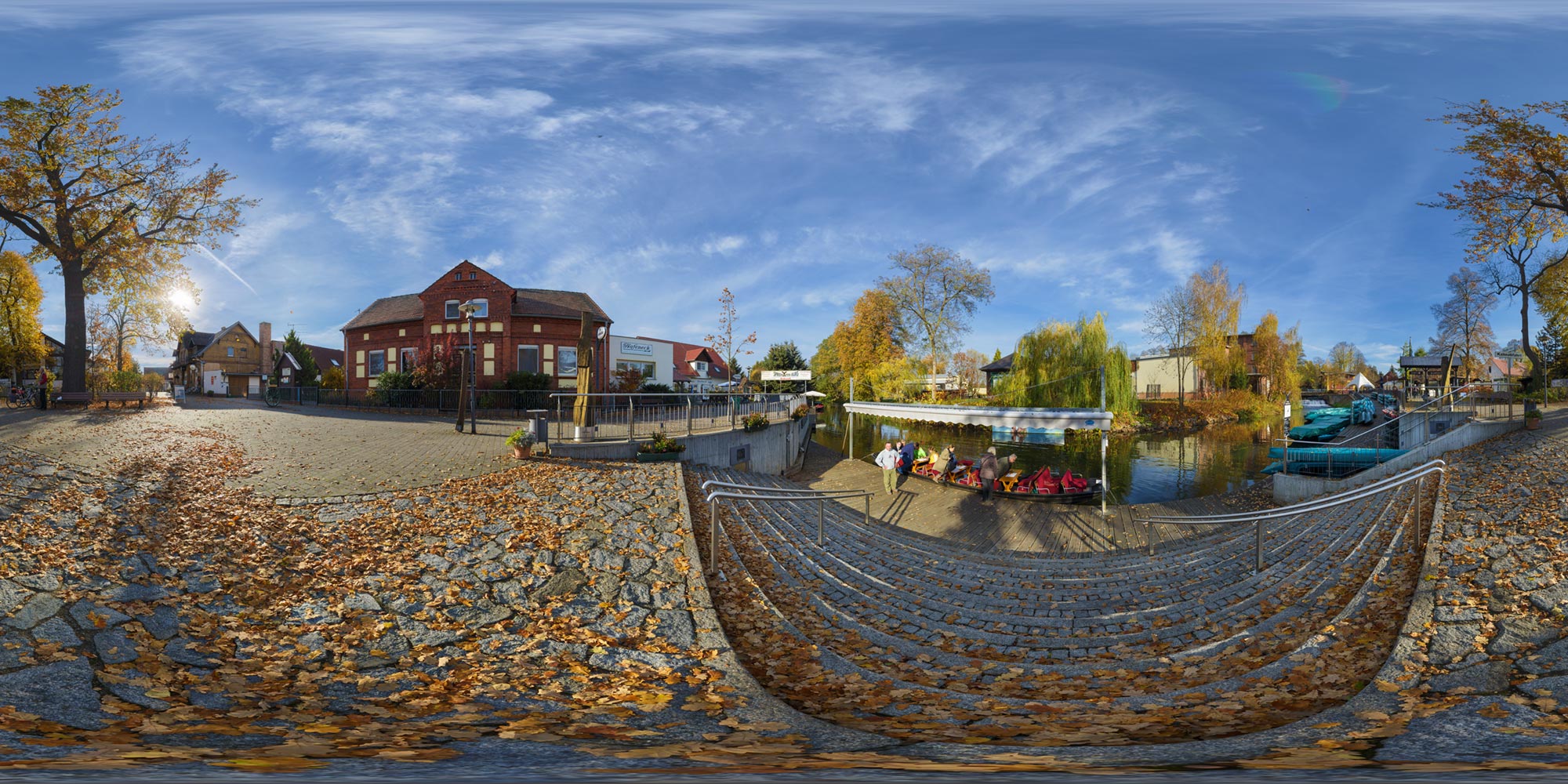 Panorama  Spreewald - Burg (Spreewald) - Kahnhafen