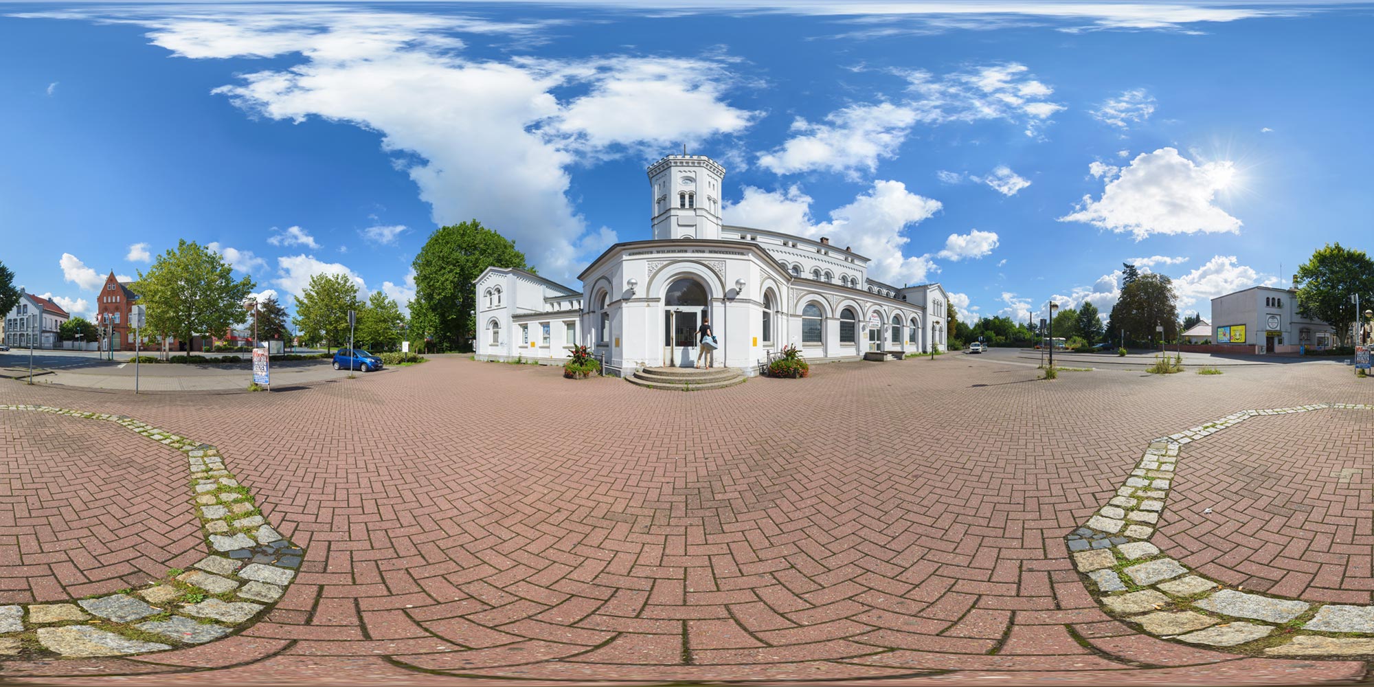Panorama  Stadthagen - Bahnhof