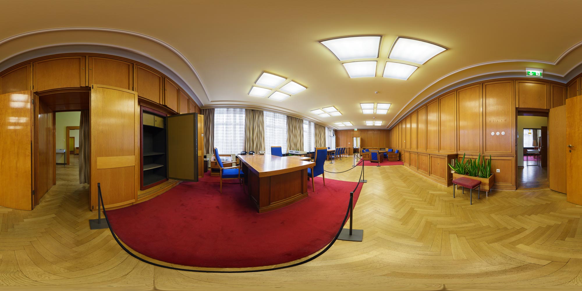 Panorama Berlin Stasi-Museum - Mielke Schreibtisch