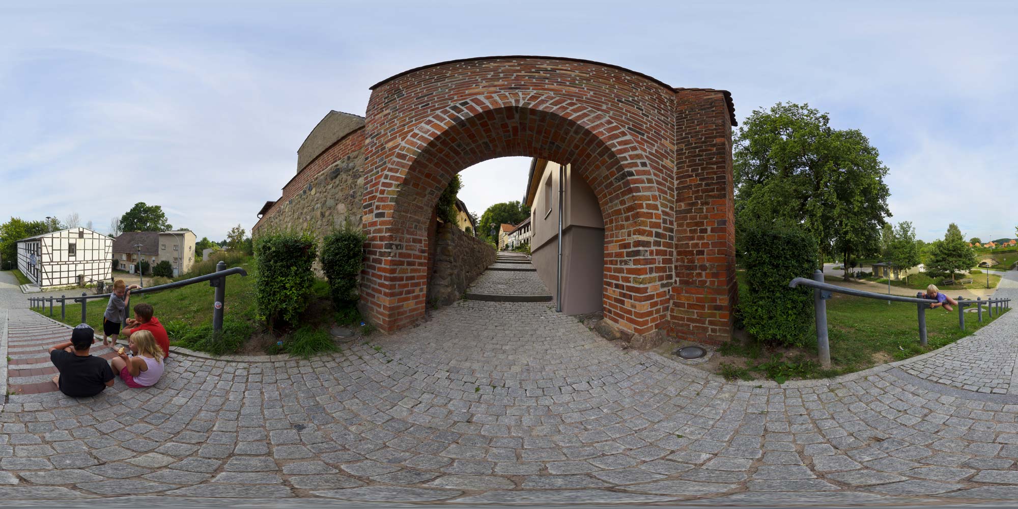 Panorama  Sternberg - Mühlenstraße