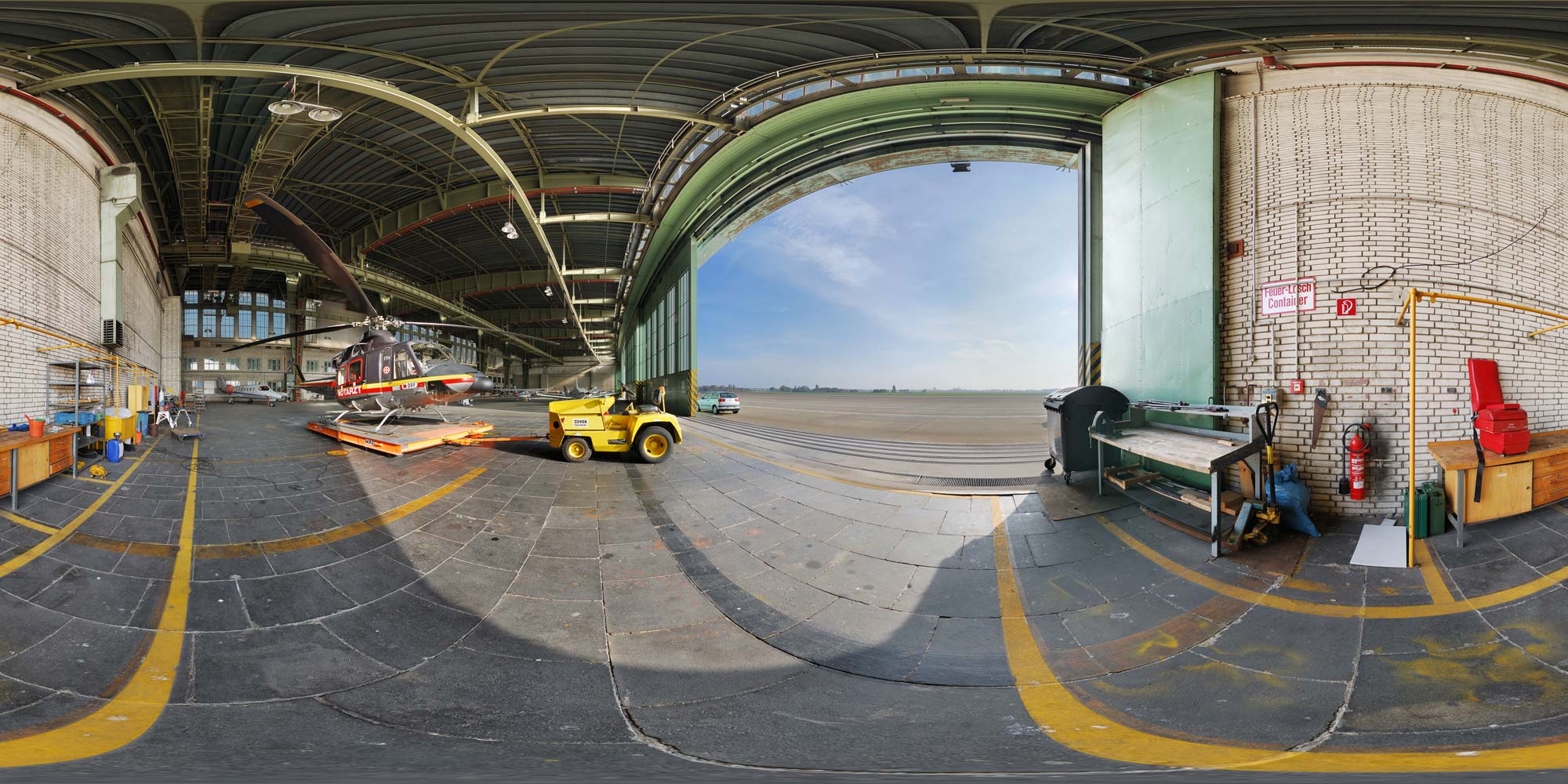 Panorama Berlin Flughafen Tempelhof - Hangar 3