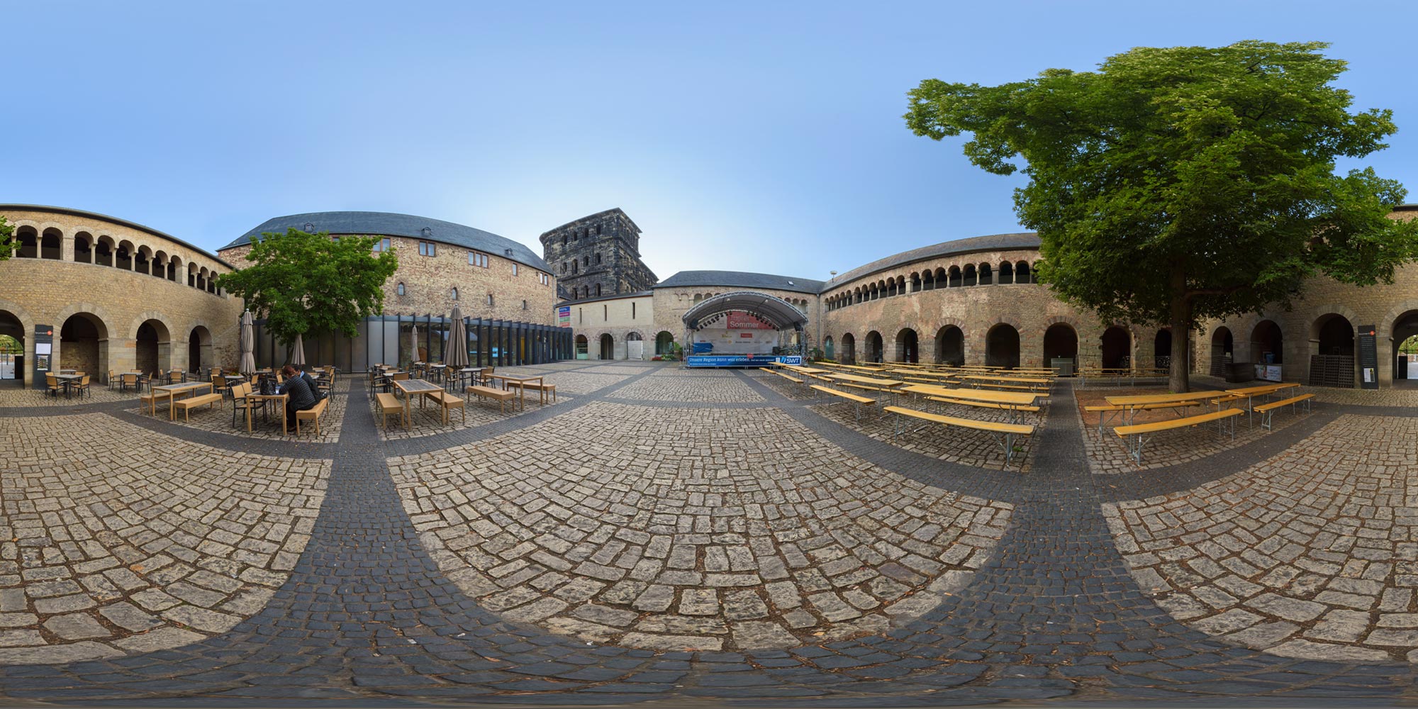Panorama  Trier - Kloster St. Simeon