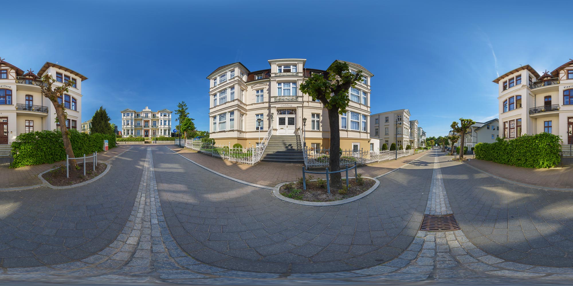 Panorama  Ahlbeck - Stresemannstraße