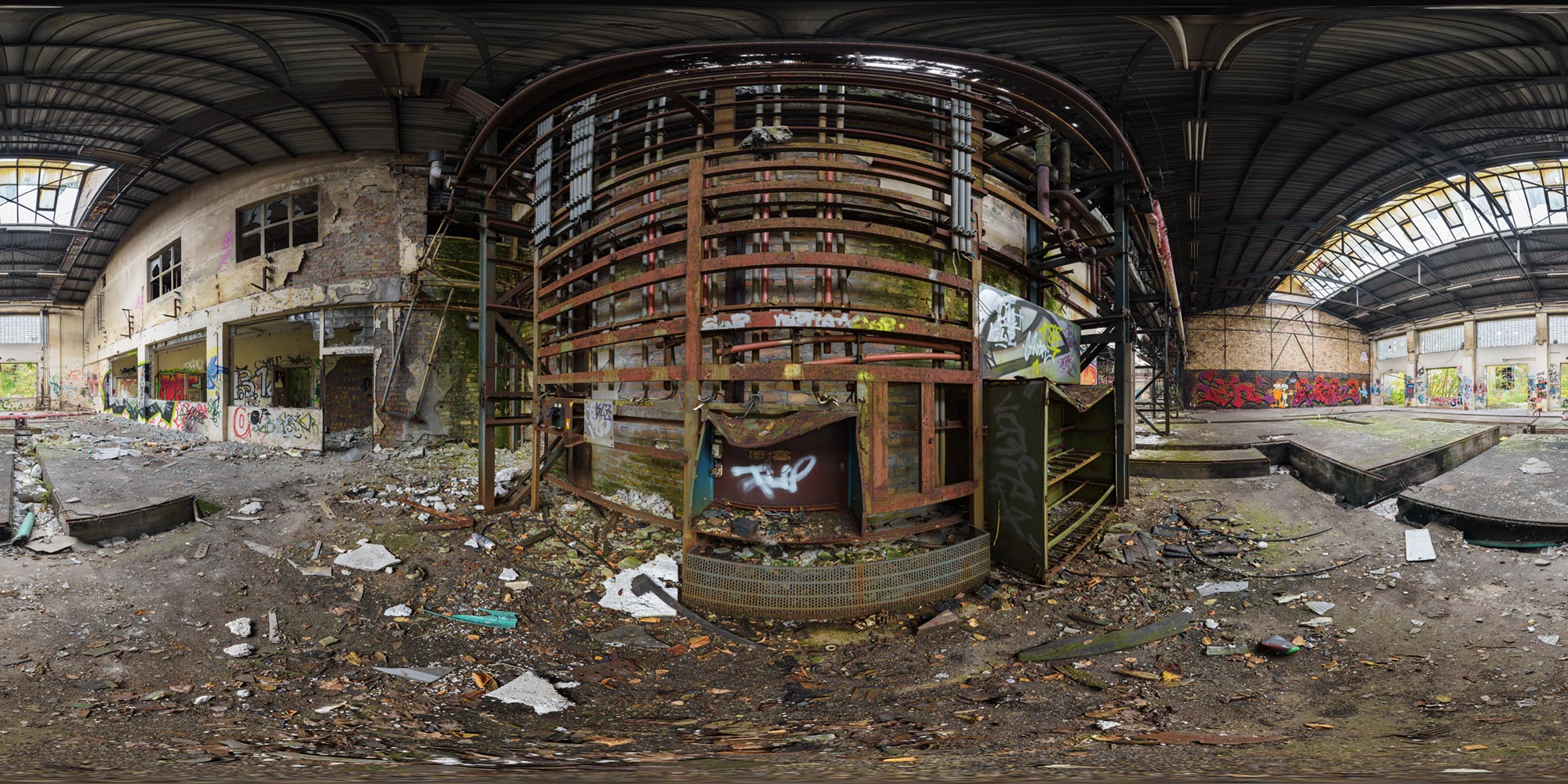 Panorama Berlin VEB Kühlautomat - Östliche Halle 2