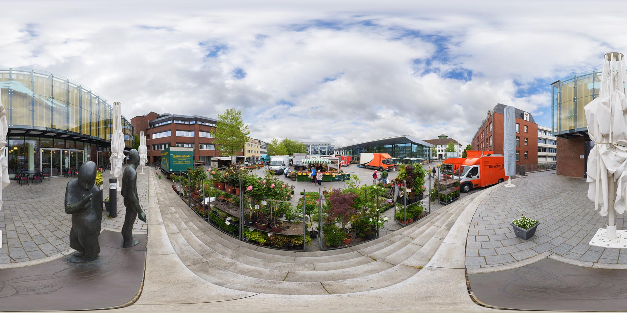 Panorama Bremen Vegesack - Sedanplatz
