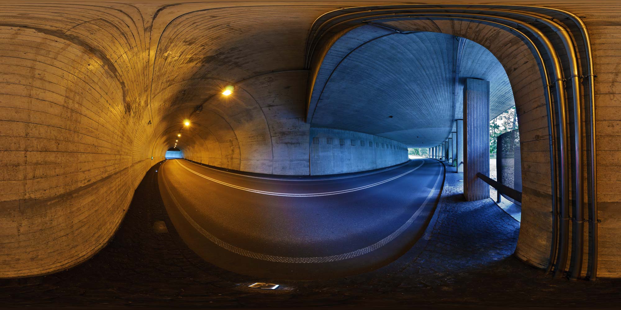 Panorama  Walchensee - Kirchlwandtunnel