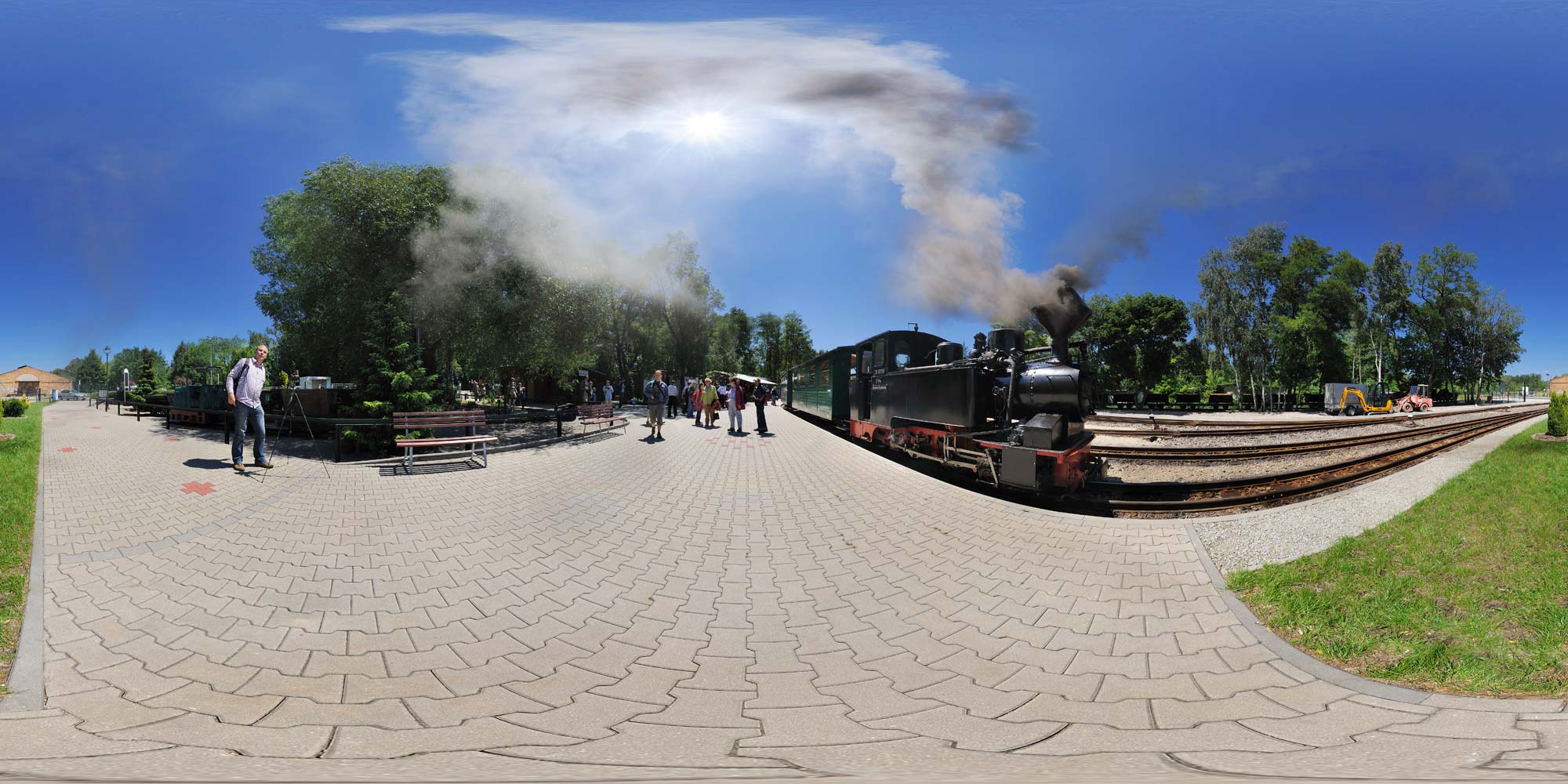 Panorama  Weißwasser - Waldeisenbahn