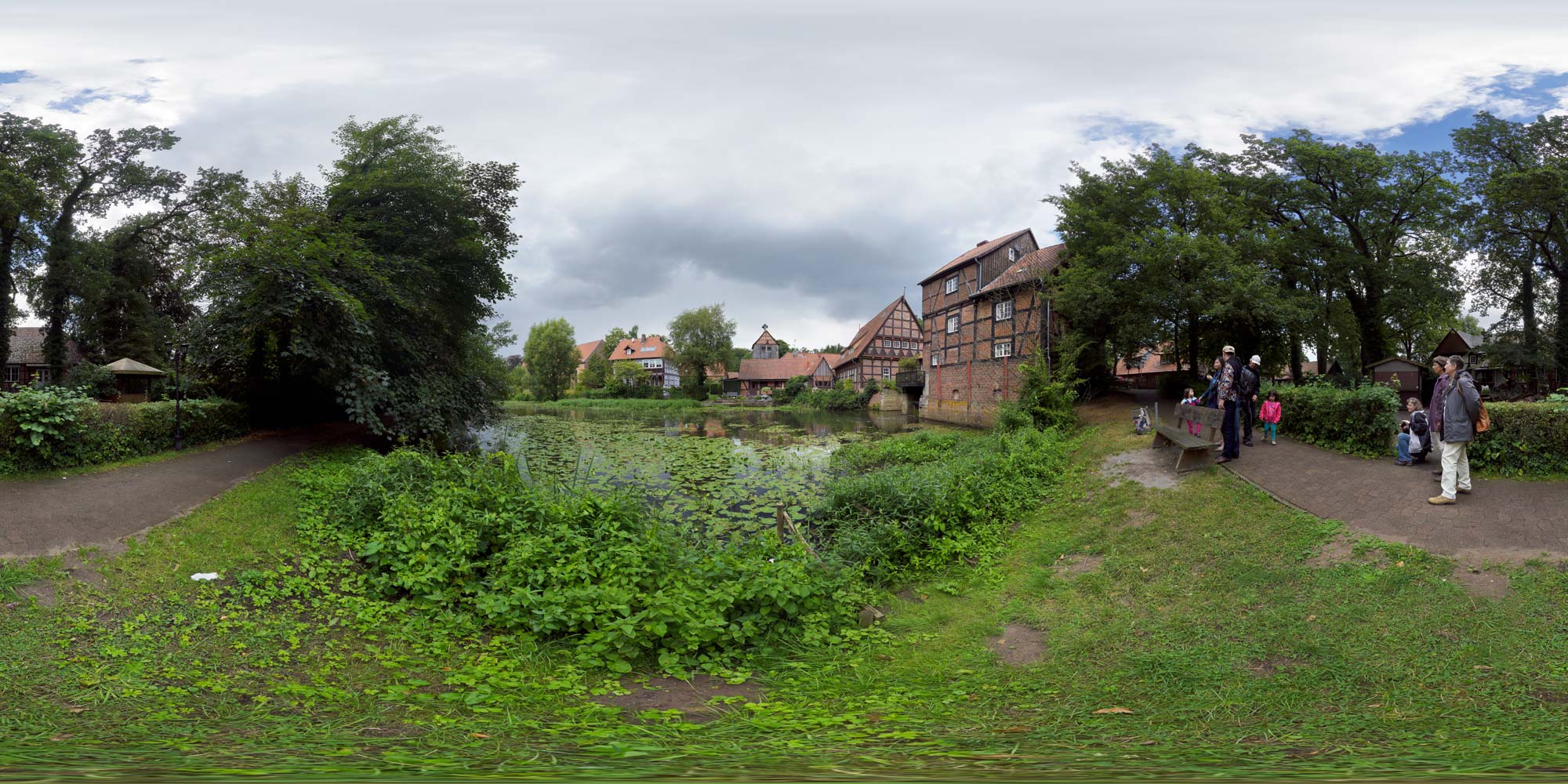 Panorama  Wienhausen - Mühle