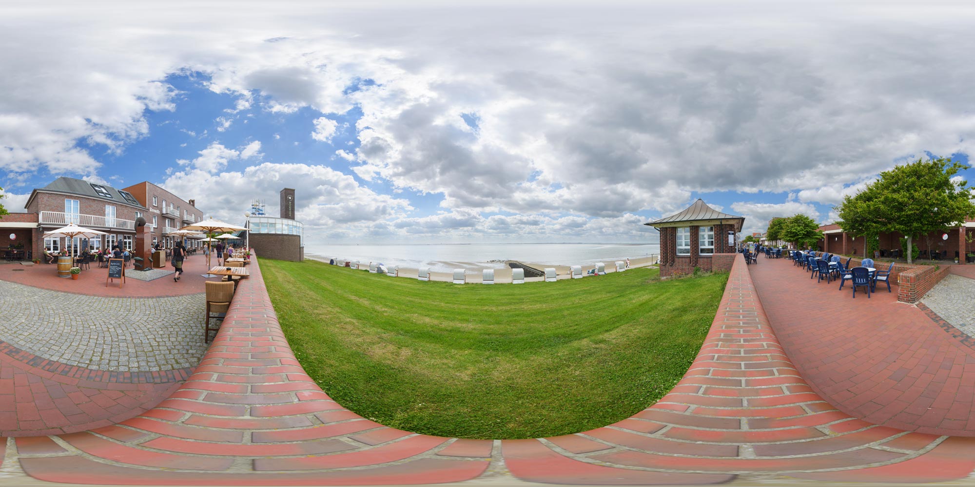 Panorama  Wilhelmshaven - Südstrand - Am Aquarium