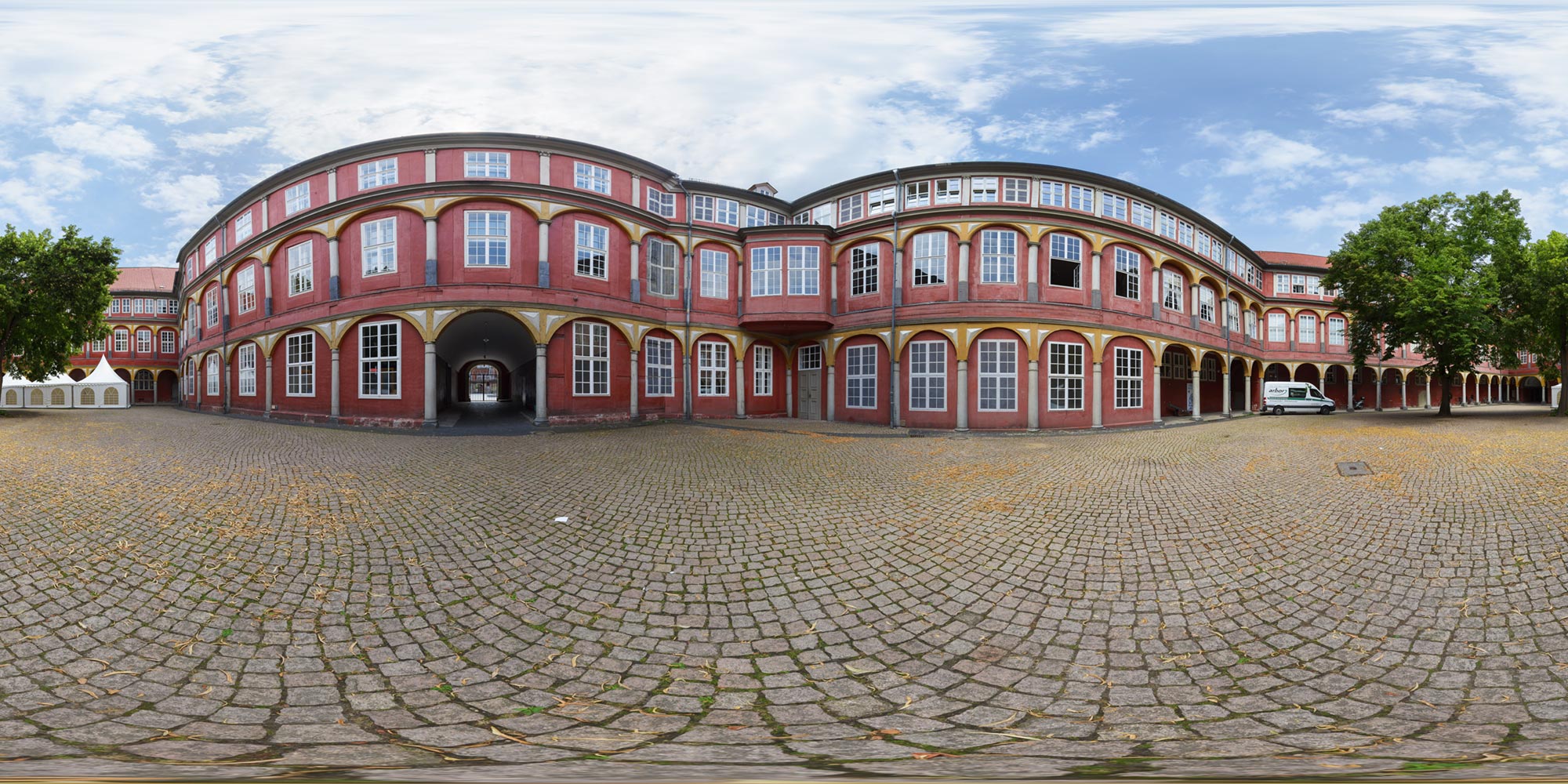Panorama  Wolfenbüttel - Schloss - Hof