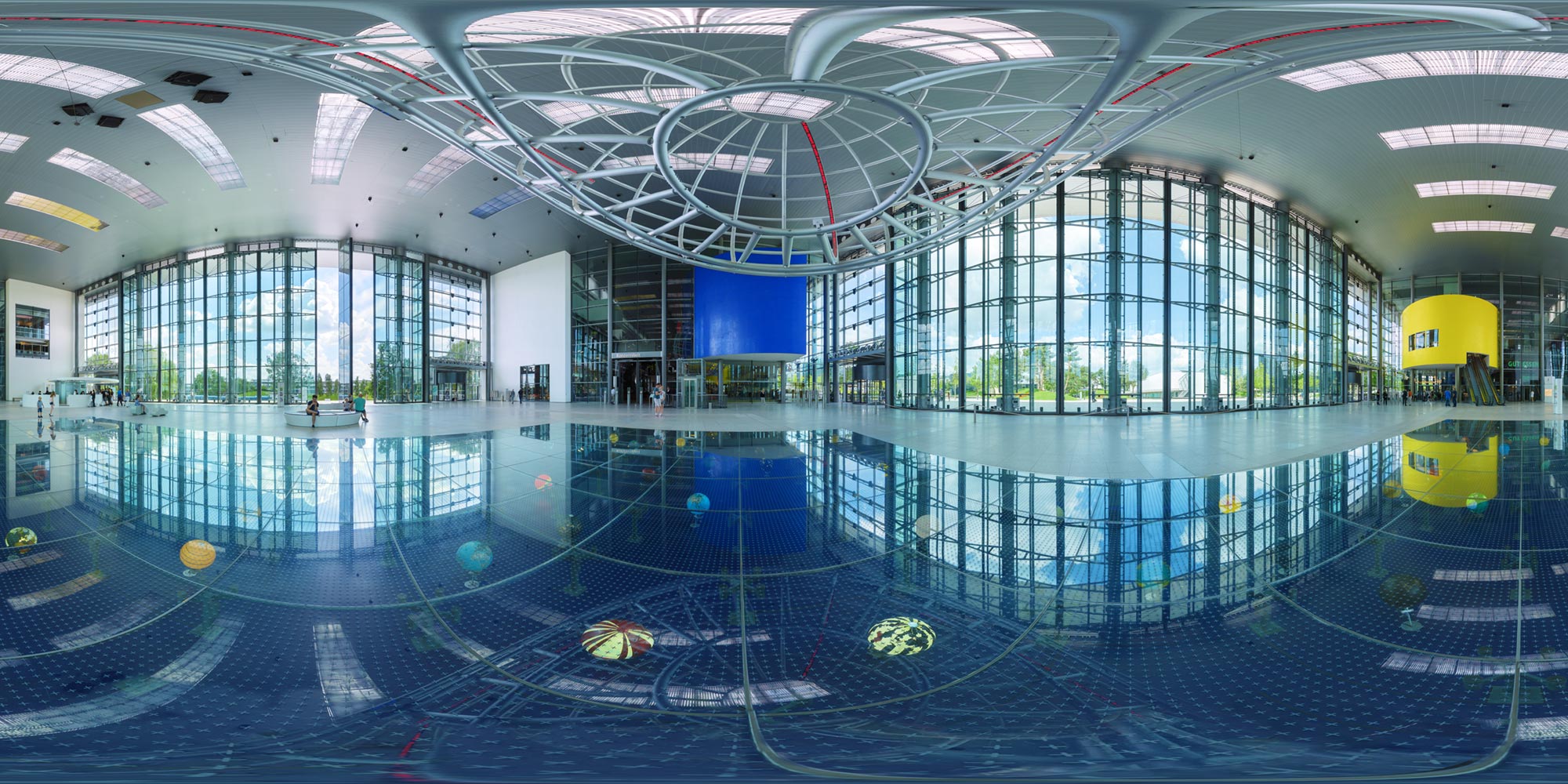 Panorama  Wolfsburg - Autostadt - Empfang