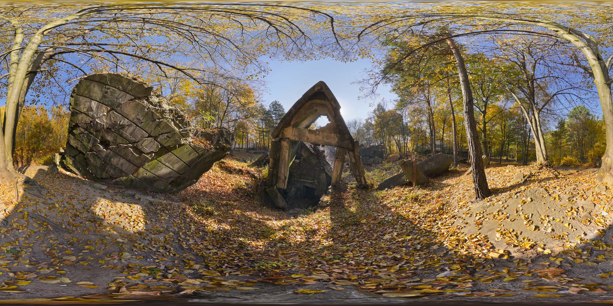 Panorama  Wünsdorf Waldstadt - Bunker - A4