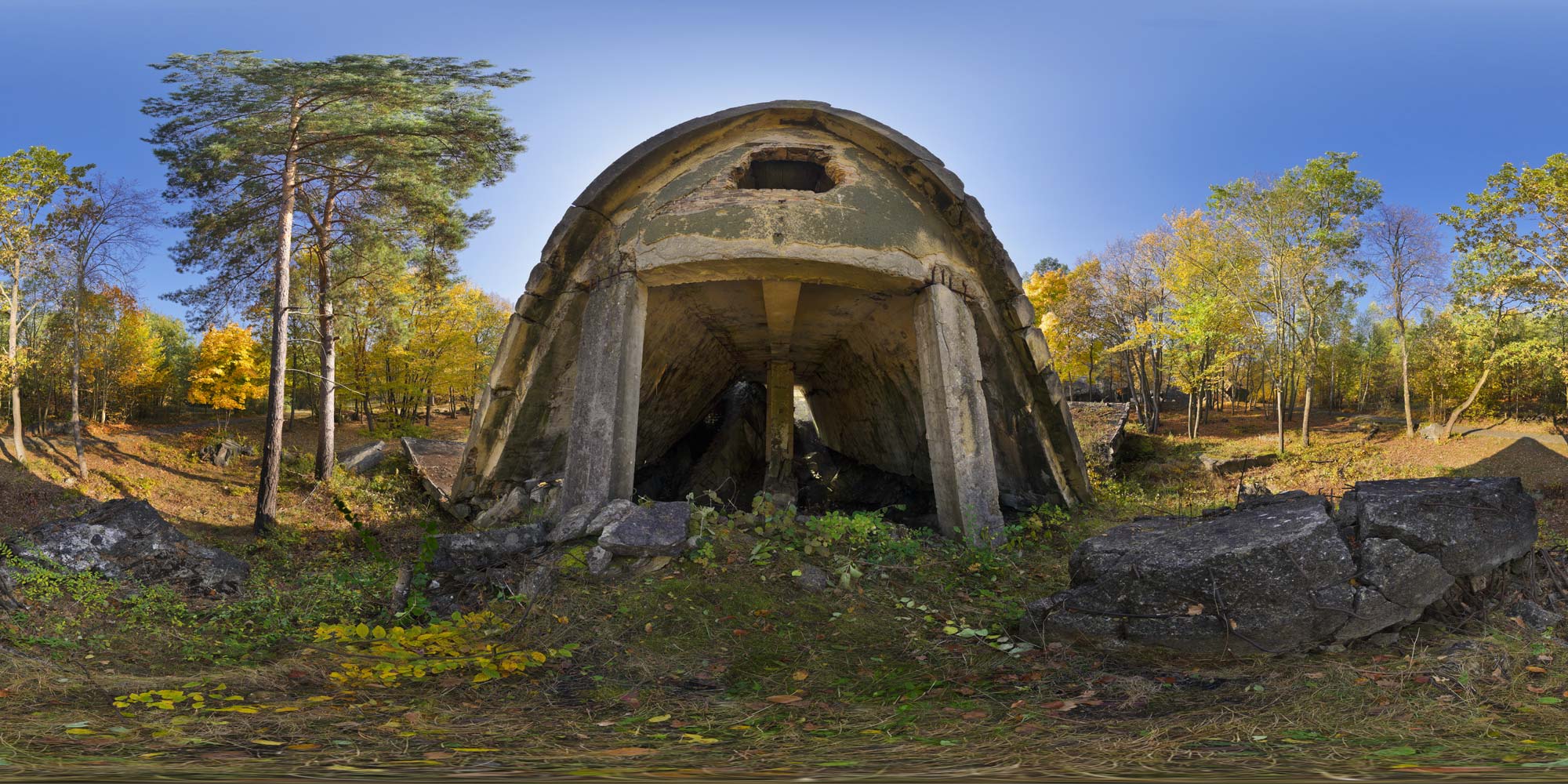 Panorama  Wünsdorf Waldstadt - Bunker - A5-2