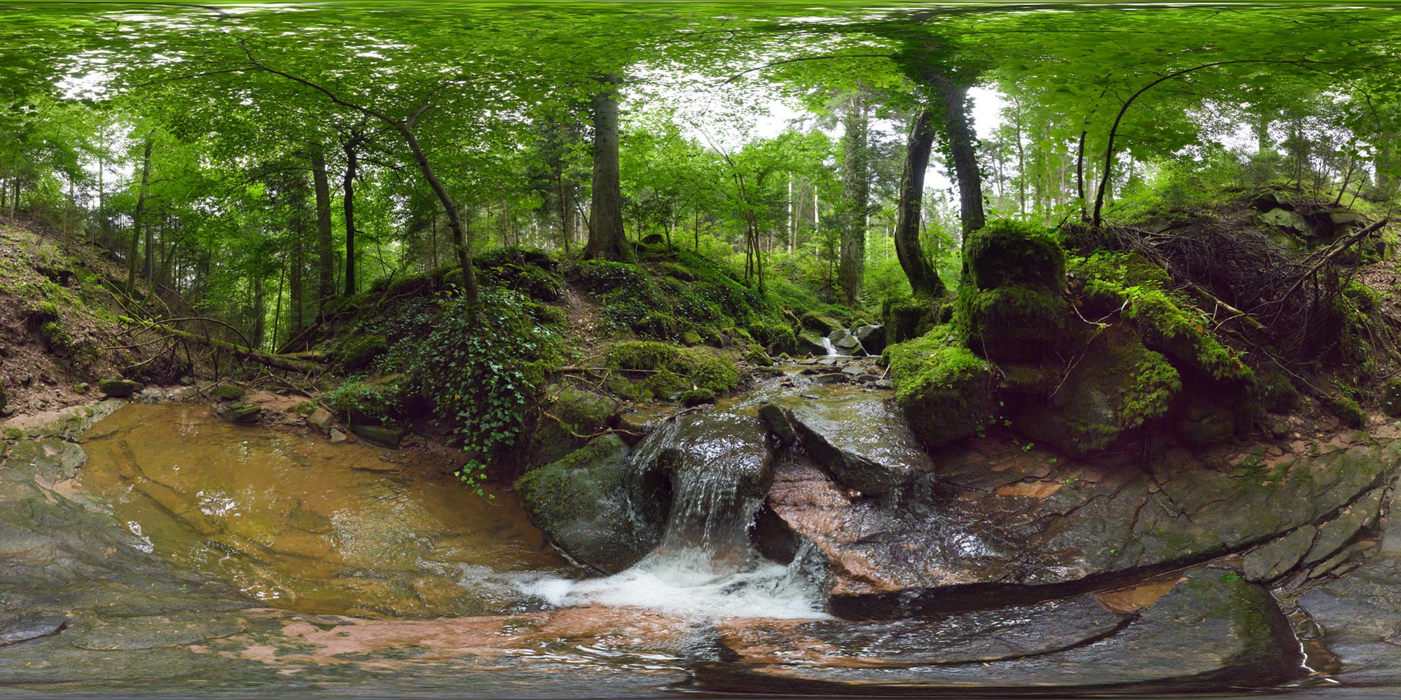 Panorama  Xanderklinge - Bachlauf 6